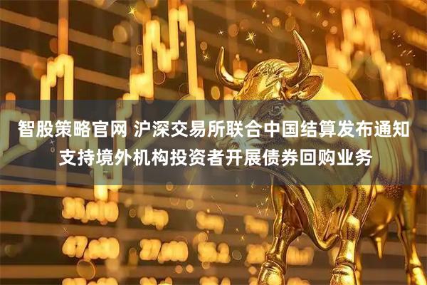 智股策略官网 沪深交易所联合中国结算发布通知 支持境外机构投资者开展债券回购业务