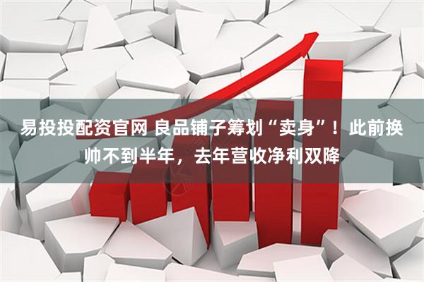 易投投配资官网 良品铺子筹划“卖身”！此前换帅不到半年，去年营收净利双降